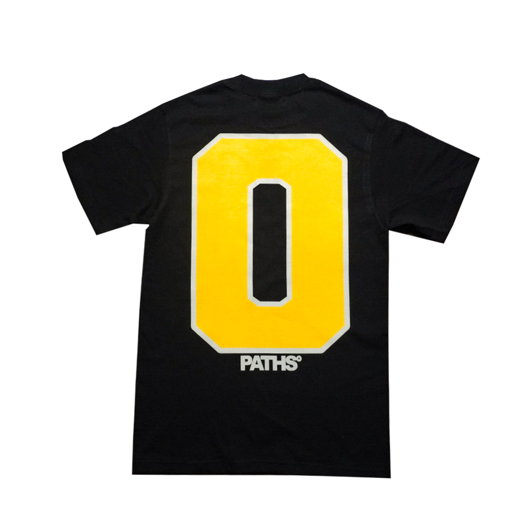 Paths° 0 T Shirt - Black/Yellow/Cream