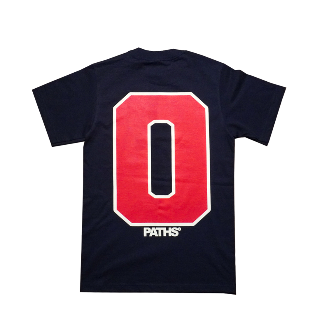 Paths° 0 T Shirt - Navy/Red/Cream