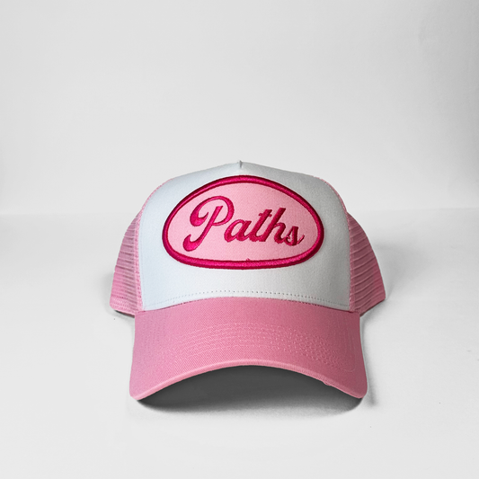 Hat - Paths patch trucker (Pink)