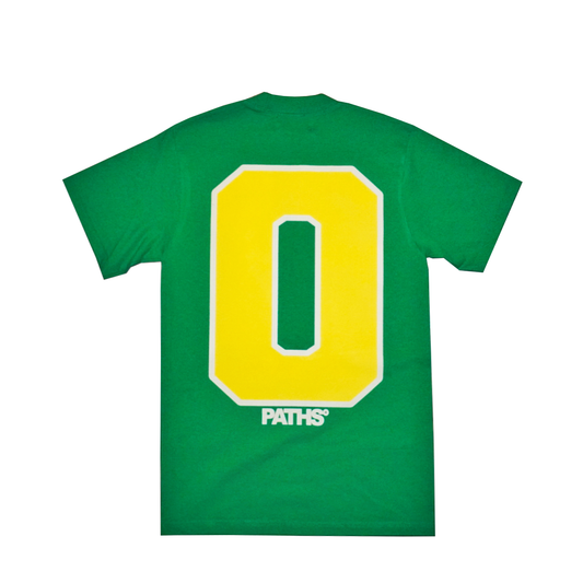 Paths° 0 T Shirt - Kelly Green/Yellow/Cream